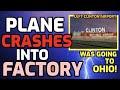Plane CRASHES into Factory -After leaving Bill &amp; Hillary Clinton National Airport | Patrick Humphrey