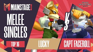 Lucky vs Captain Faceroll - Melee Singles Top 16 Losers