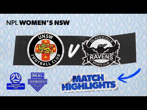 NPL Women's NSW Round 7 Highlights – UNSW FC v Gladesville Ravens — football highlights