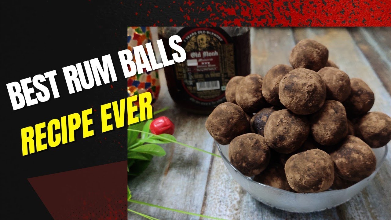 Best Rum Balls Recipe ever Rum Balls Easy cake ball Recipe Boozy