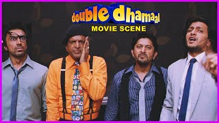 Ritesh Blackmails Sanjay About His Blue Print| Double Dhamaal | Movie Scenes | Sanjay Dutt | Kangana