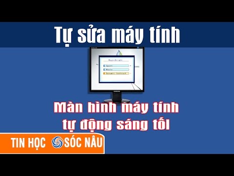 Video Màn hình máy tính tự động sáng tối - youtube