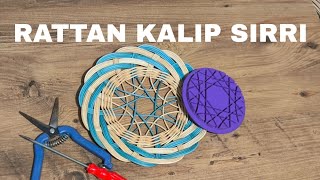 Rattan Kalip Kullanimi Renkli̇ Sepet Örme - Başlangiçtan Kapanişa