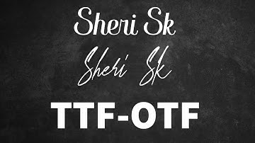 Best Fonts Download In TTF & OTF Files |English| |Photoshop Tutorial|