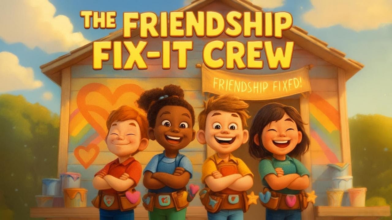The Friendship Fix-It Crew 🔧💛 | A Fun Kids Song About Kindness and Teamwork
