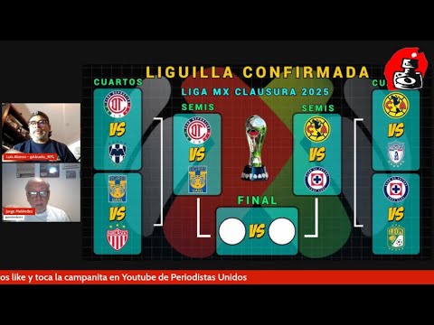 Luis Alonso habla con Jorge Meléndez sobre las semifinales en la Liga Mx