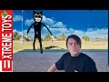 Cartoon Cat is on the Loose! The Crazy Feline Haunts and Attacks Ethan and Cole!!