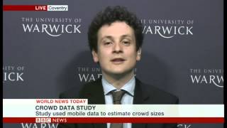 Counting crowds with mobile phone and Twitter data