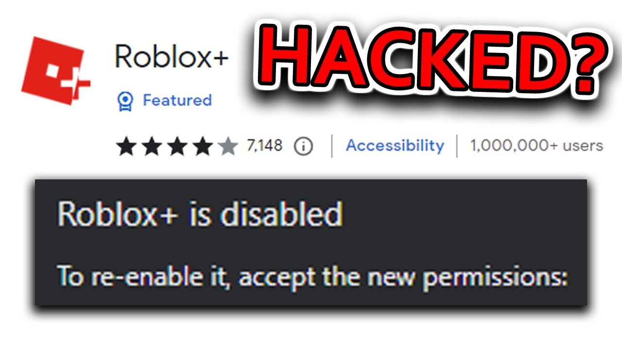 Roblox+ is disabled. · Issue #77 · roblox-plus/extension · GitHub