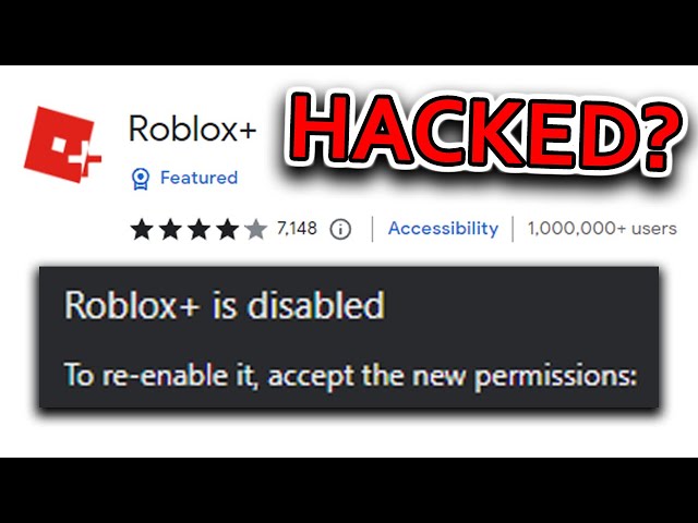 Oceanzy on X: I'm sure you've seen by now, but these ads are going around # Roblox like a wild fire! DO NOT download this extension, it will allegedly  HACK your account using