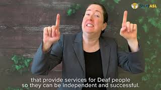 Start ASL | Associations by, for and of the Deaf