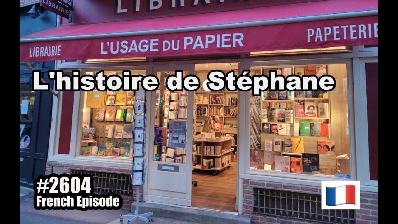 Trouville : l’histoire de Stéphane (In a French bookshop)