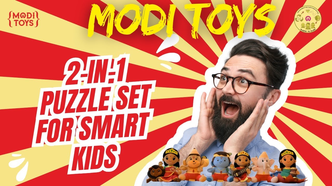 Modi Toys 2-in-1 Cultural Puzzle | Hindu God Puzzle Set | Best Puzzle Toys for Kids Learn Play Grow