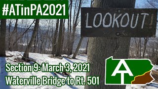 ATinPA2021: Waterville Bridge to Rt. 501 - 3/3/21