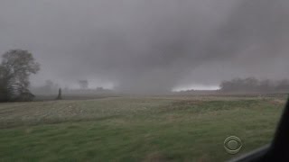 States across the deep South hit by tornadoes