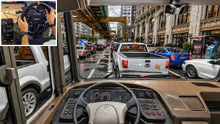 Bus Bound - New Realistic Bus Simulator Game 2026 | Steering Wheel Gameplay screenshot 3