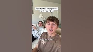 Easy way to start an argument with your wife 😅