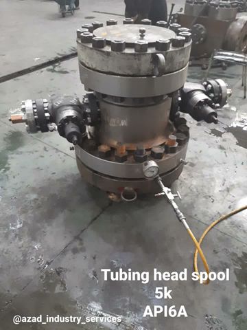 pressure test of tubing head spool 5k as per API 6A