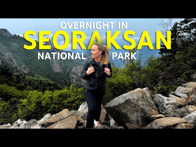 Travel vlog - Overnight Hike in Seoraksan National Park | Brutal but Worth It