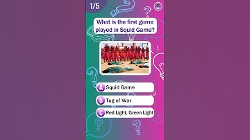 Squid Game Quiz🐙 #quiz #squidgame #trivia #challenge #shorts
