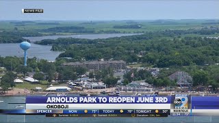 ARNOLDS PARK TO REOPEN JUNE 3RD