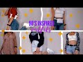 90&#39;S INSPIRED OUTFITS | 5 Different Looks!