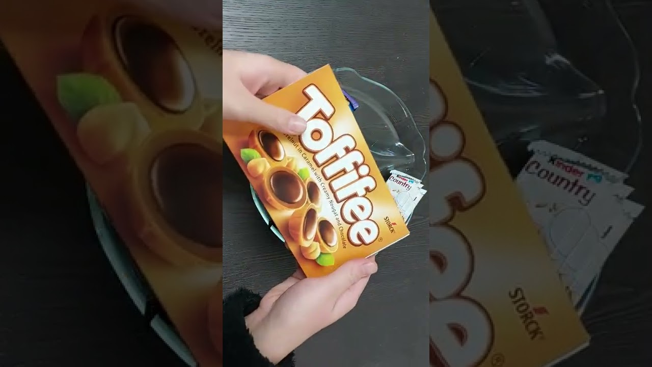 filling plate with sweets &chocolates