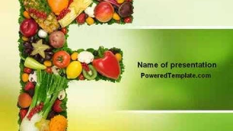 Food PowerPoint Template by PoweredTemplate.com