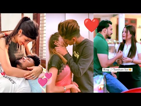 LOVE 🔥 BF GF Goals 😍 Romantic couple ❤️ Cuddling and kissing 💋 Hugging and sleeping🥰 Video Status