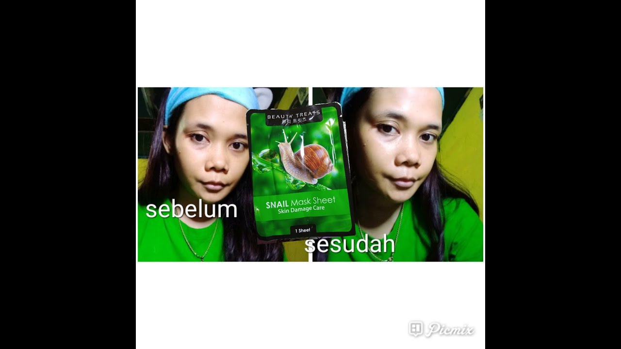 Review sheet mask snail Beauty Treats