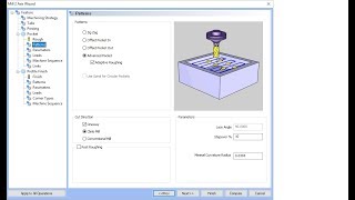 Advanced Pocketing and Adaptive Roughing in  BOBCAD-CAM