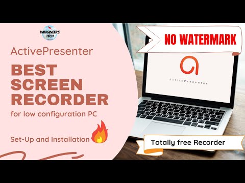 Best screen recorder for Low End Pc|Active Presenter Screen Recorder|Installation and setup