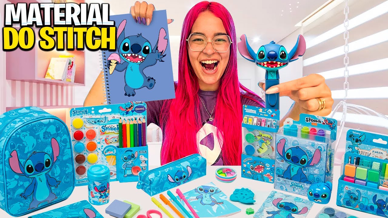 MATERIAL ESCOLAR DO STICH COMPLETO