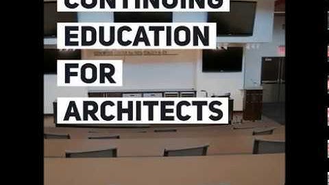 Continuing Education for Architects | Rapids Contract & Design