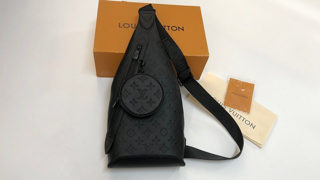 Louis Vuitton Duo Slingbag Monogram Shadow Leather M21890 Black Review