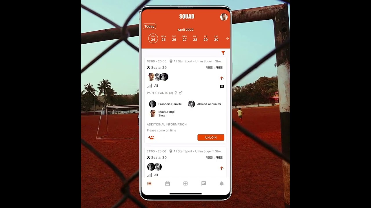 Join SQUAD XYZ & Play Football