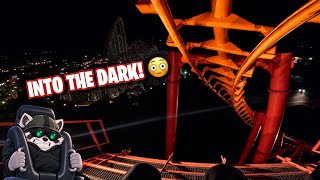 An INFAMOUS SLC Roller Coaster at NIGHT?! 😳 Mayan at Energylandia 🎢