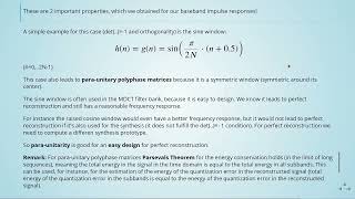 Multirate Signal Processing: 13 Modified Discrete Cosine Transform - 16 Summary