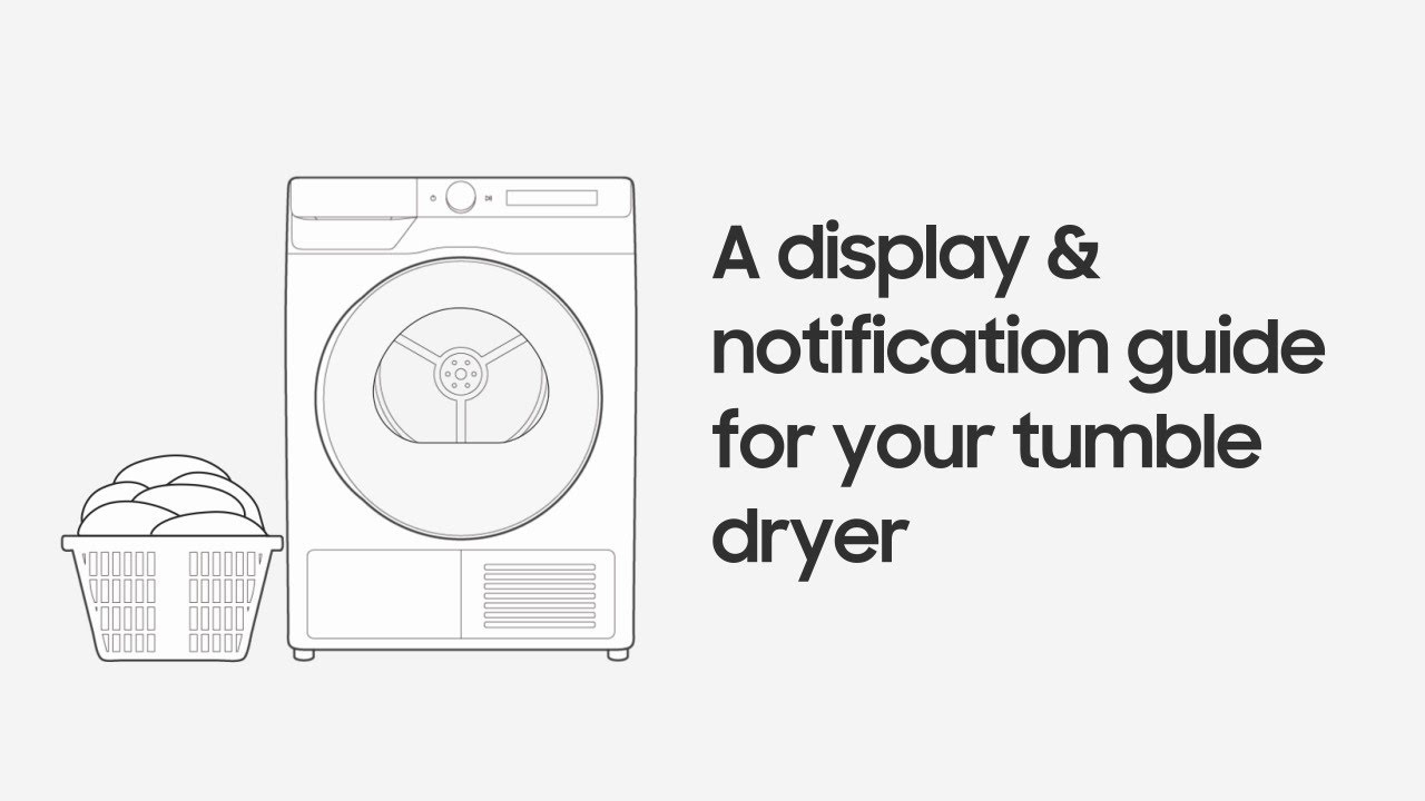 A display & notification guide for your tumble dryer YouTube