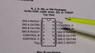 Audio Switch with CD4066