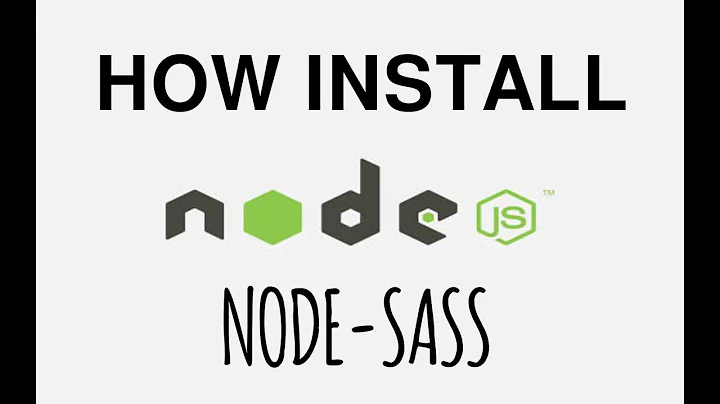 Tip #1 How install node-sass