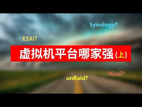 什么？性能相差近10倍？！到底虚拟机平台哪家强，应该如何选择？ESXi，PVE，unRaid，Synology 群晖，iKuai 爱快