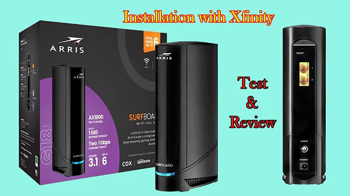 ARRIS G18 - Cable Modem Router Combo | DOCSIS 3.1| WiFi 6, for Comcast Xfinity, Cox, Spectrum