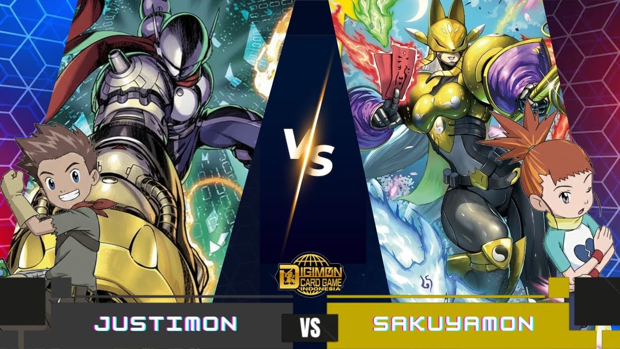 JUSTIMON VS SAKUYAMON - DIGIMON CARD GAME INDONESIA