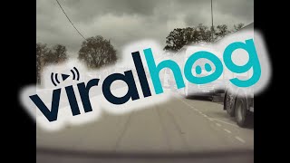 Impatient Driver Loses Control and Crashes Into House || ViralHog