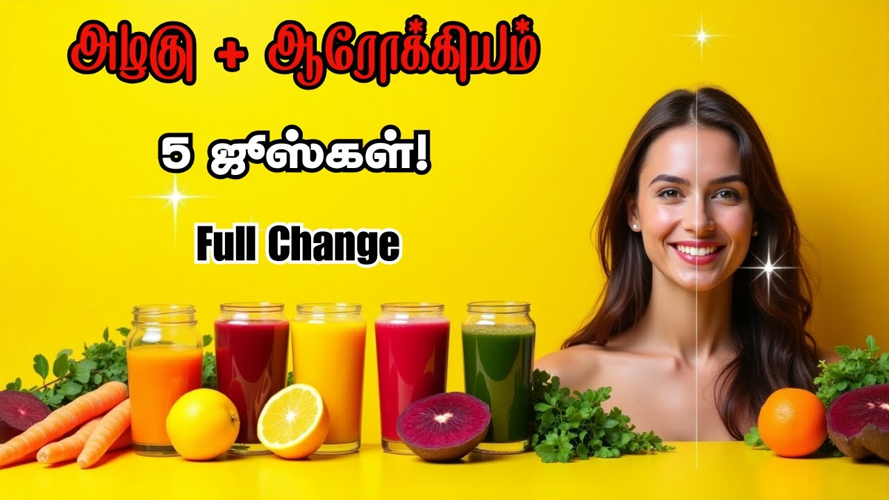 🥳5 Simple Drinks for Glowing Skin  | Healthy Juice for skin😱 | Natural Skin Glow Drinks | Beuty tips