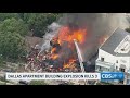 At least 3 dead including child, multiple injuries in Dallas apartment explosion, officials say