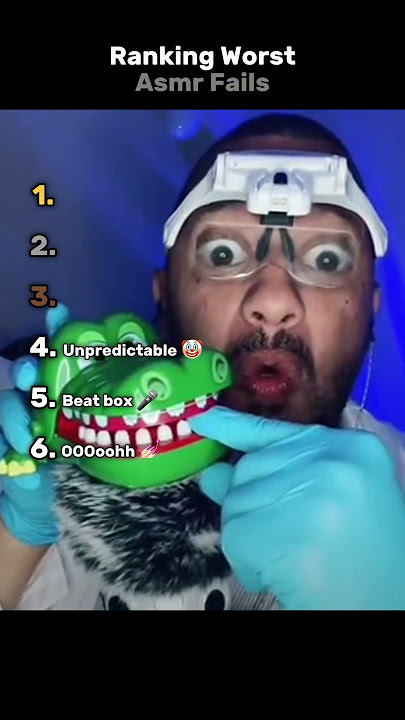 Ranking Worst ASMR Fails😂❤️ #ranking #tiktok #funnymoments #moments #asmr