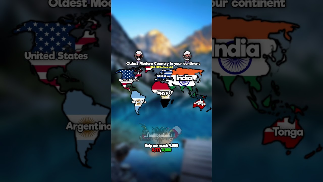 What is the oldest modern country in your continent 