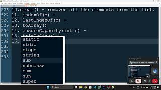 Java Class 26 : ArrayList Finished